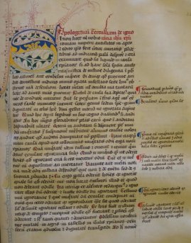 En sida ur Codex Balliolensis från 1442-4 vt, innehållande Tertullianus’ ”Apologeticus pro Christianis”